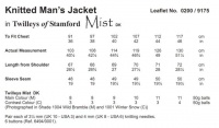 Knitting Pattern - Twilleys 9175 - Mist DK - Man's Jacket